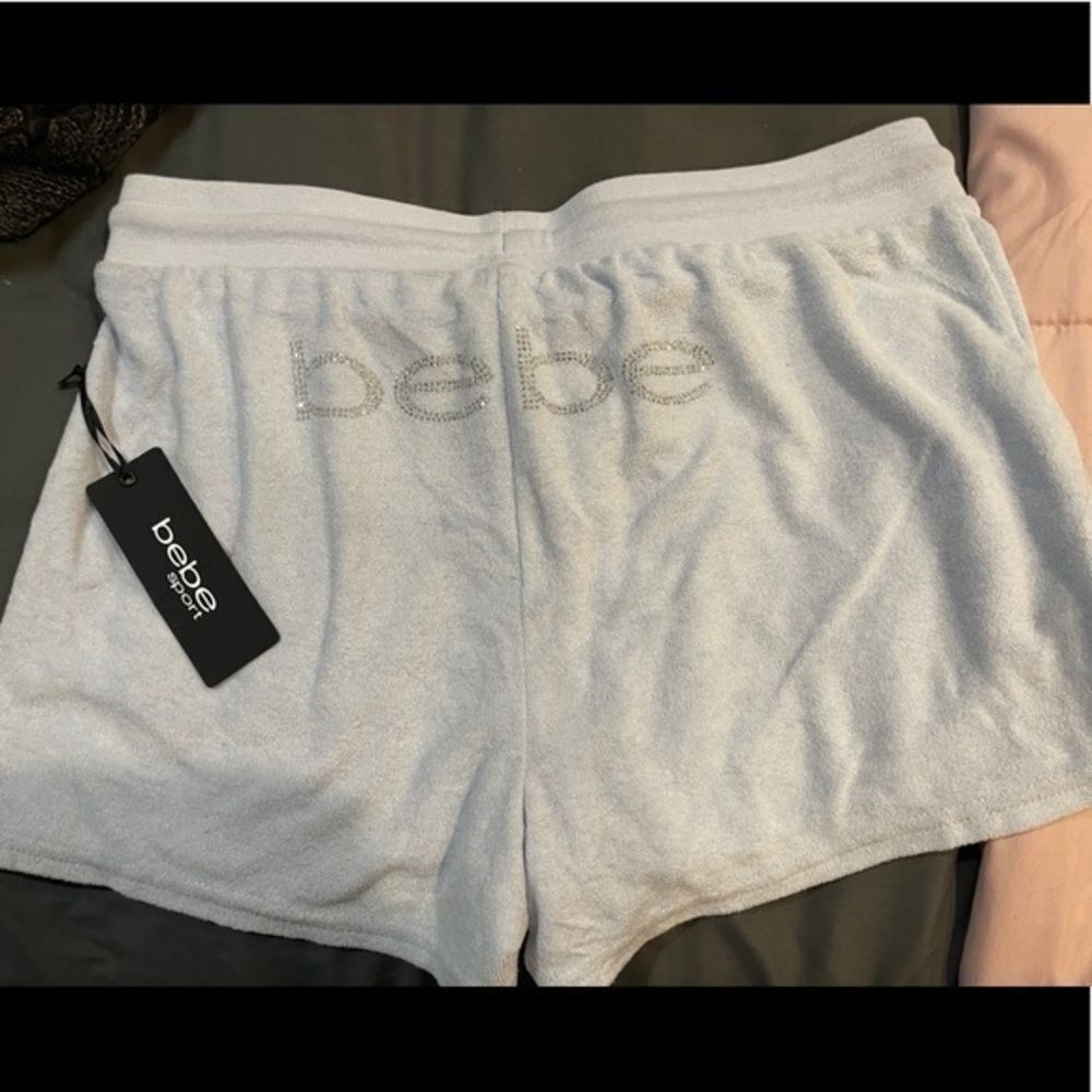 โBebeโTerryโBootyย ShortsโwithโBling